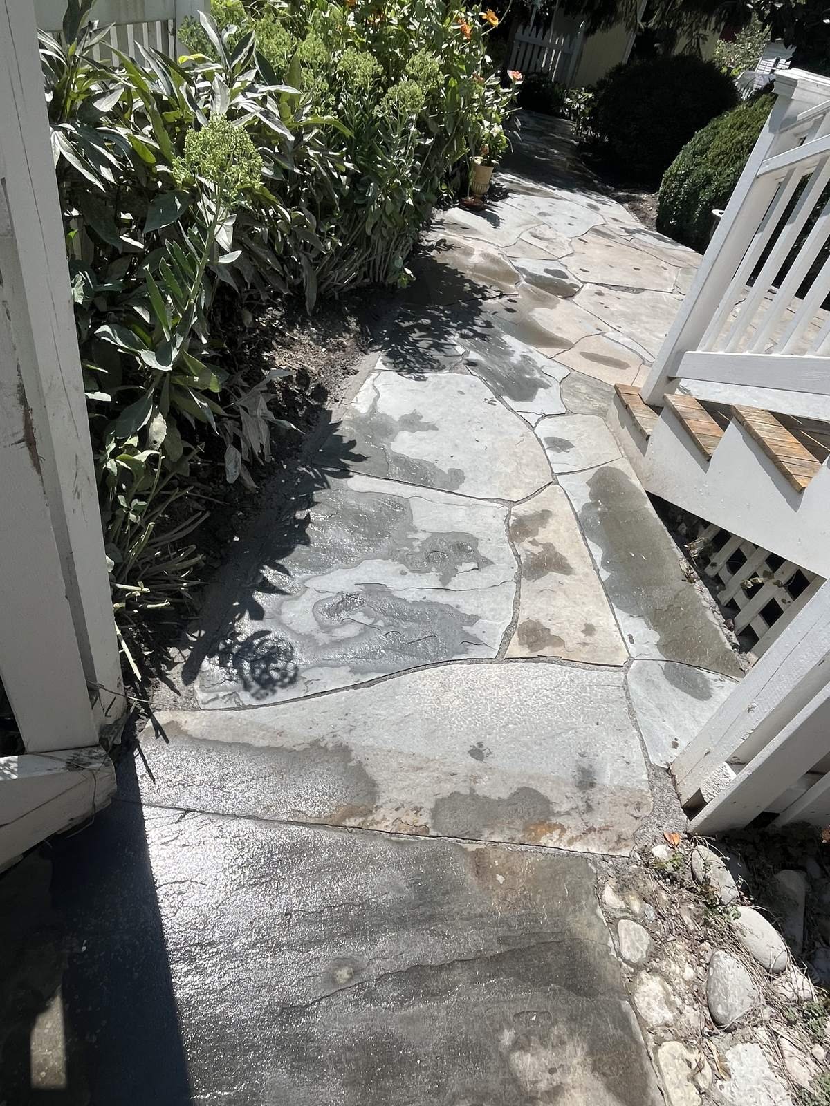 Flagstone Patio Detail — Top Notch Property Services
