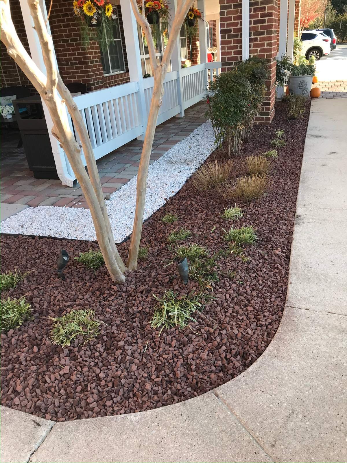 After: Foundation Planting Bed Install
