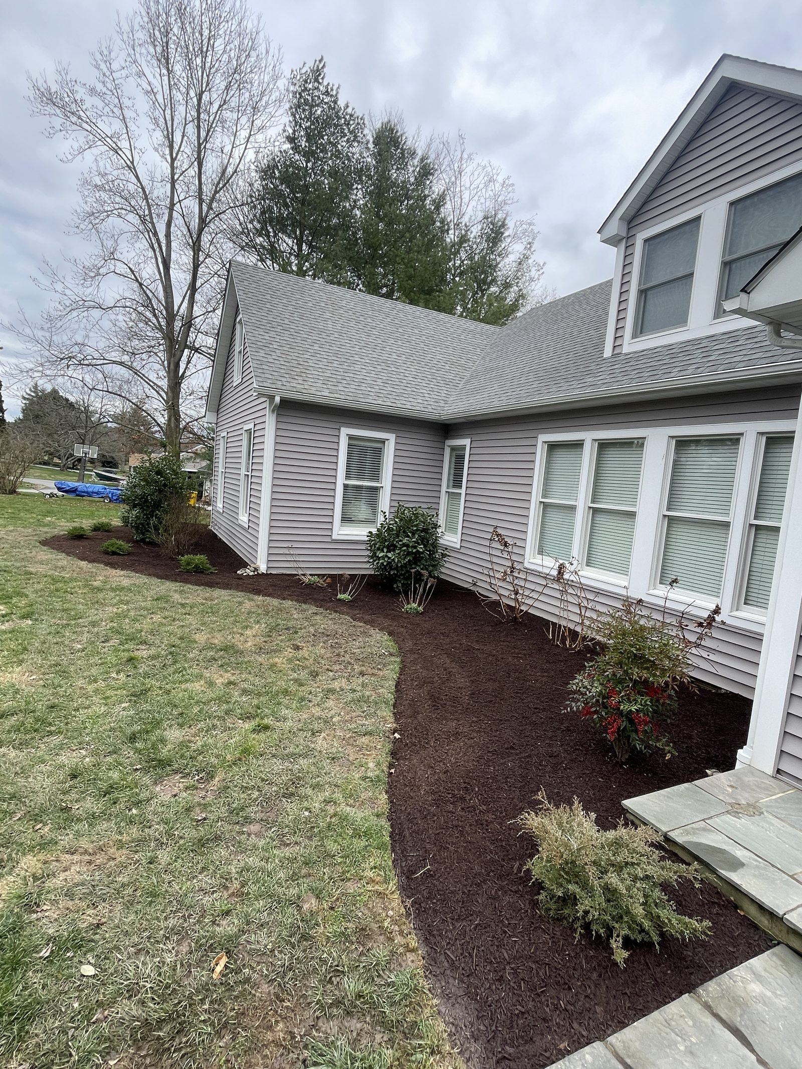 After: Foundation Garden Bed Install